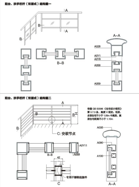 通用型材-扶手料